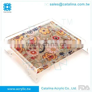 High Quality Acrylic Plastic Banquet Serving Tray thumbnail-5