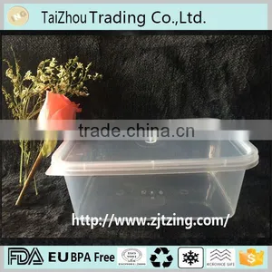 Eco-friendly Food Grade PP Rectangle Takeaway Food Containers With Lids thumbnail-1