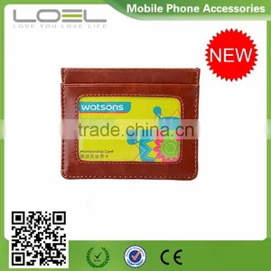 Cheap Leather ID Card Case, Cheap Leather Credit Card Holder thumbnail-2