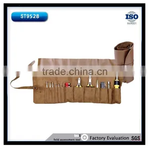 28pcs Hardware Tool With Folding Leather Tool Bag thumbnail-1