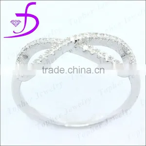 925 Sterling Silver Ring Pave Setting Zircon Ring Fine Jewelry thumbnail-1