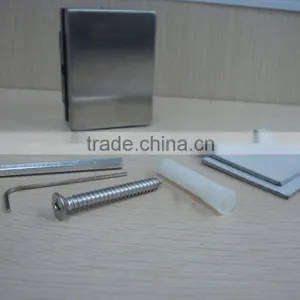 Stainless Steel Bathroom Glass Door Patch Fitting With Spare Parts thumbnail-1