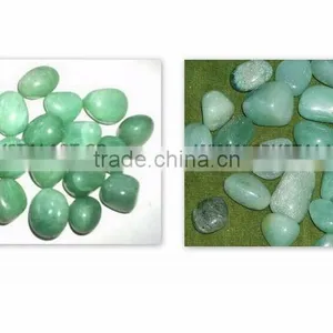 GREEN AVENTURINE TUMBLED PEBBLES STONES thumbnail-1