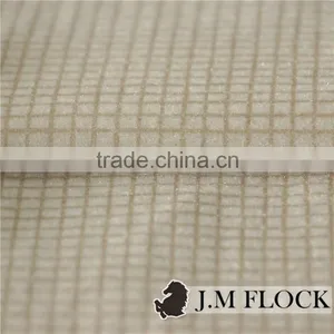 Nylon Textile and Fabric Design Printed Flock Fabric for Furniture Flock thumbnail-1