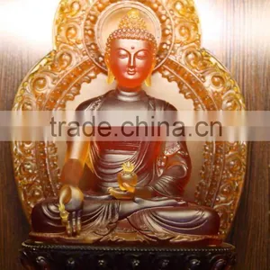 2015 New Products Lead Crystal Craft B111 Buddha Statue Crafts thumbnail-4