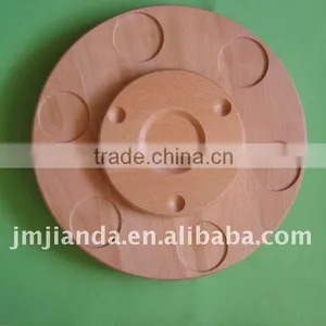 Wood Rotating Tray thumbnail-1