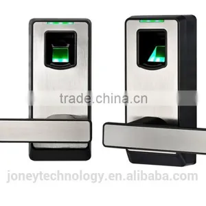 Rugged Abs Plastic Casing Bometric Fingerprint Smart Handle Door Lock thumbnail-5