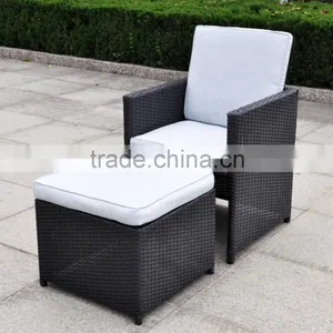 Wholesale Rectangular Classic Rattan Dinner Table Set Outdoor Furniture thumbnail-2