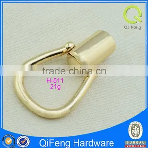 H-511 Qifeng Hardware Rectangle High Quality Handbag Decorative Lock thumbnail-1