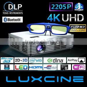 Hot Seller Smart Blu-ray 3D HD Projector / WiFi LED Mini Projector / Blu-ray 3D HD LED DLP Projector thumbnail-1