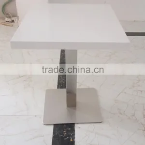 High Gloss White Acrylic Artificial Stone Table Tops/restaurant Dining Table thumbnail-2