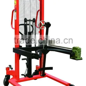 360kg Manual Hydraulic Pallet Drum Lifting Stacker/china Suppliers Drum Cart/yujie/logistics Equipment thumbnail-2