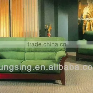Living Room Green Color Leather Sofa Sets thumbnail-1