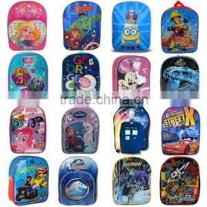 Kids TV Character PVC Front School Bag Rucksack Backpack Brand New Gift thumbnail-1