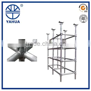 Building Construction Steel Tubular System Scaffolding Cuplock Standard thumbnail-1