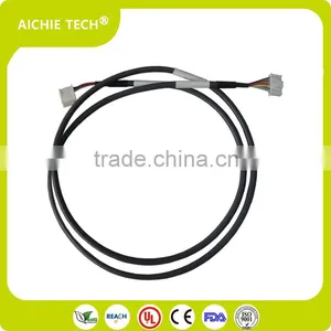 Custom Wiring Harness Round Cable With Molex 502351-0600 6 Pin Wire-to-Board Receptacle Connectors thumbnail-1
