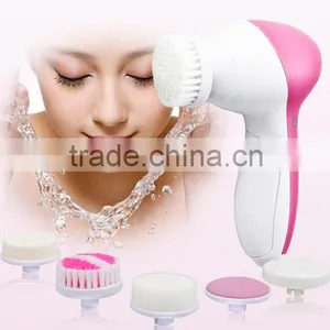 Ultrasonic Sonic Facial Skin Cleaner Electric Wash Facial Pore Cleaner Body Cleaning Massage Machine Mini Skin Beauty Care Spong thumbnail-6
