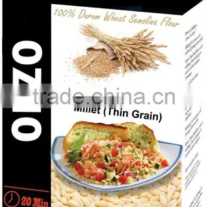 Healthy Mediterranean Orzo. High Quality Millet. Orzo Thin Grain 100% Durum Wheat Semolina Flour. Orzo Millet Bag 1Kg . thumbnail-2