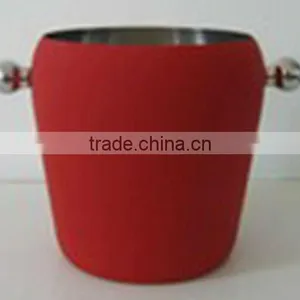 Good Quality 1.0L Stainless Steel Ice Bucket With Handle thumbnail-2