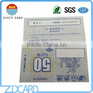 Nfc Paper Card 13.56mhz Paper RFID Ticket thumbnail-6