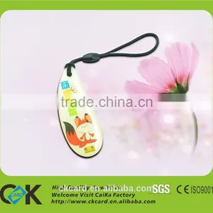 Printing Eco-friendly Key Epoxy Tag With QR Barcode From Gold Suppler thumbnail-3