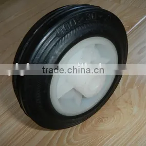 4 Inch Solid Rubber Wheel for Tool Carts thumbnail-4