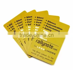 Gold Metallic Business Embossed PVC Cards thumbnail-2