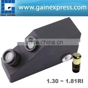 Gem Refractometer w/ Built-in LED Light + RI Oil Gemstone Identifier Tester Jewelry Tool thumbnail-1
