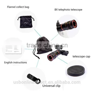 Popular New Products Shutterbug Necessary 8X Zoom Mobile Phone Telescope Lens thumbnail-4