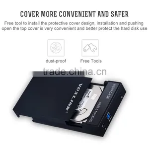VOXLINK USB3.0 3.5 Inch SATA Hard Drive Enclosure HDD Docking Station,US thumbnail-4
