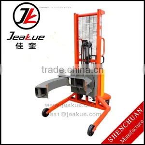 360 Degree Rotating 400KG Semi Electric Clamp Barrel Lifter Forklift thumbnail-3