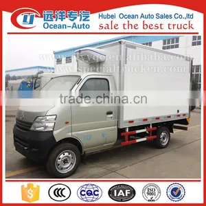 Changan Mini Refrigerator Truck Gasoline Refrigeration Van for Sale thumbnail-1