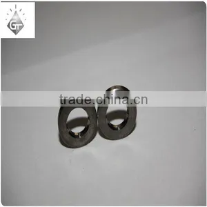Tungsten Carbide Brushed and Polished Beveled Edge Ring thumbnail-1
