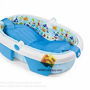 HS Group HaS Ha'S Toys Plastic Fold Bath Tub for Baby Infant thumbnail-3