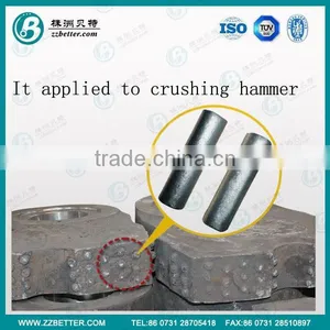 TiC Based Cermet Rods/Titanium Carbide Rods for Crushing Hammer thumbnail-2