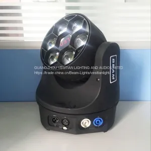 Sharp beam bee eye LED перемещающийся головой светильник 6x15w RGBW 4in1 прожекторный светильник для сцены с LED thumbnail-4