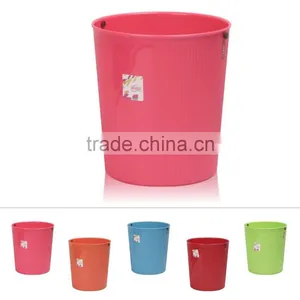 Plastic Widemouth Trash Can Dustbin Waste Bin 10L thumbnail-1