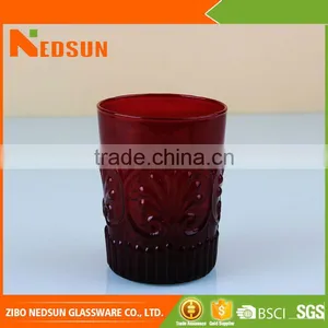 High Quality Glass Cup With Embossed thumbnail-1
