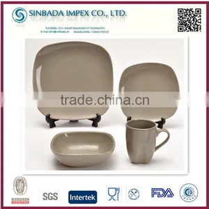 High Quality Stoneware Square Shape Dinner Plates thumbnail-1
