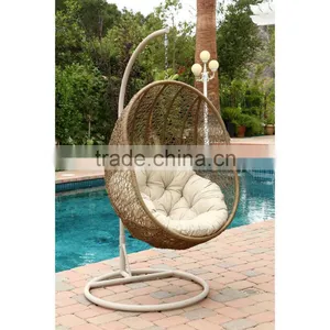 Outdoor Patio Swing Chair With Cushion thumbnail-1