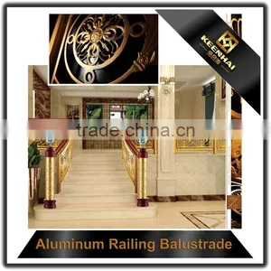 Interior Antique Bronze Handrails Aluminium Anodized Railing thumbnail-6