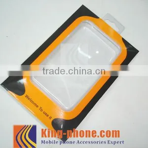 Customized Paper Box for Cell Phone Case With Plastic Hang Hole, Cell Phone Box thumbnail-1