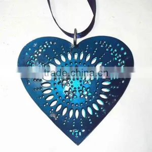 Heart Shaped Metal Wall Decor, Metal Heart Shape Dcoration Hanging, Decorative Heart Wall Hanging, thumbnail-1