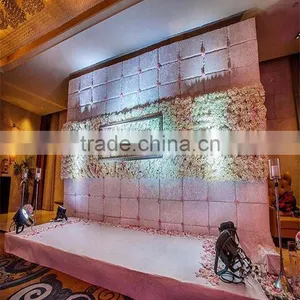 SJ2017300204 Hot Sale Artificial Handmade Flower Wall Hanging Silk Flower for Weeding Decoration thumbnail-1