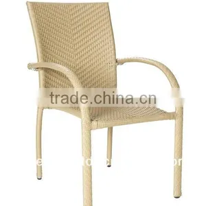 Aluminum Frame Rattan Coffee Set With Round Table thumbnail-3