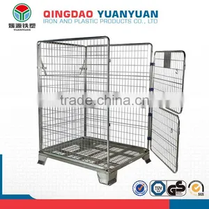 Stacking Logistics Wiremesh Storage Mesh Container Metal Pallet Cage thumbnail-2