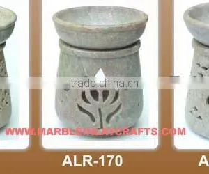 Natural Soapstone Aroma Oil Burner, Aroma Fragrance Diffuser thumbnail-1