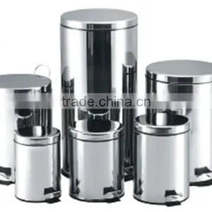3L/5L/7L/12L Stainless Steel Pedal Bin thumbnail-1