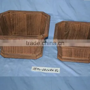 Antique Decorative Wooden Vase thumbnail-4