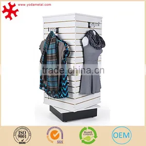Revolving Wooden Slatwall Display With Spinner Rotating thumbnail-3